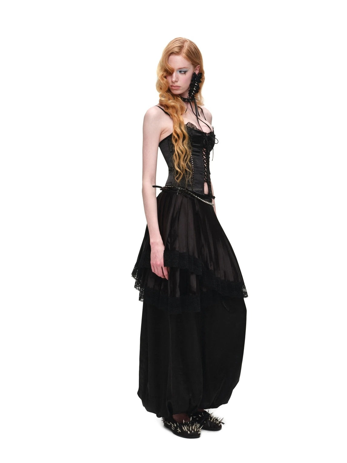 Satin Lace Corset