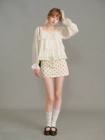 Chiffon Ruffle Blouse