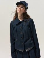 Peter Pan Pleated Skirt Set