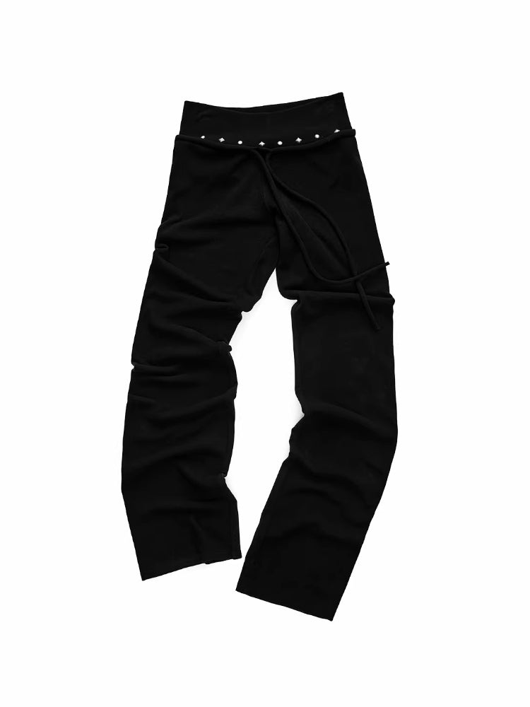 Studded Batwing Hoodie Set