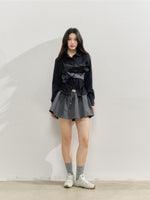Romantic College Two-piece Mini Skirt