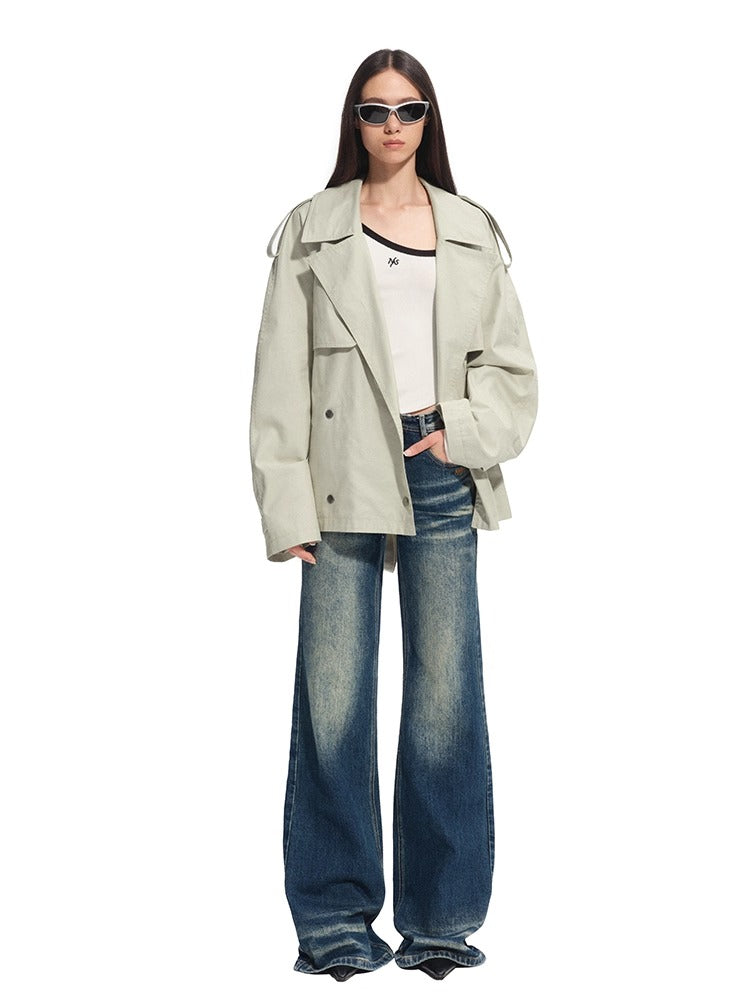 Rune Cotton Tencel Trench Coat