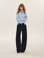Wool Blend Bow Knit Set