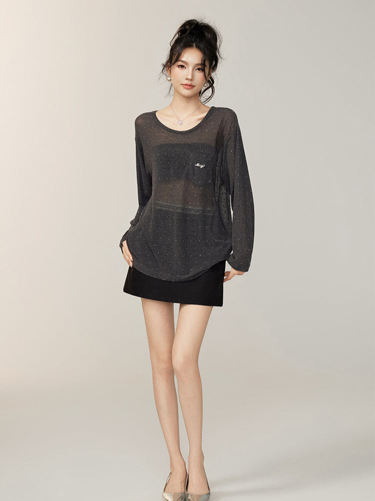 Bowknot Sun-protection T-shirt