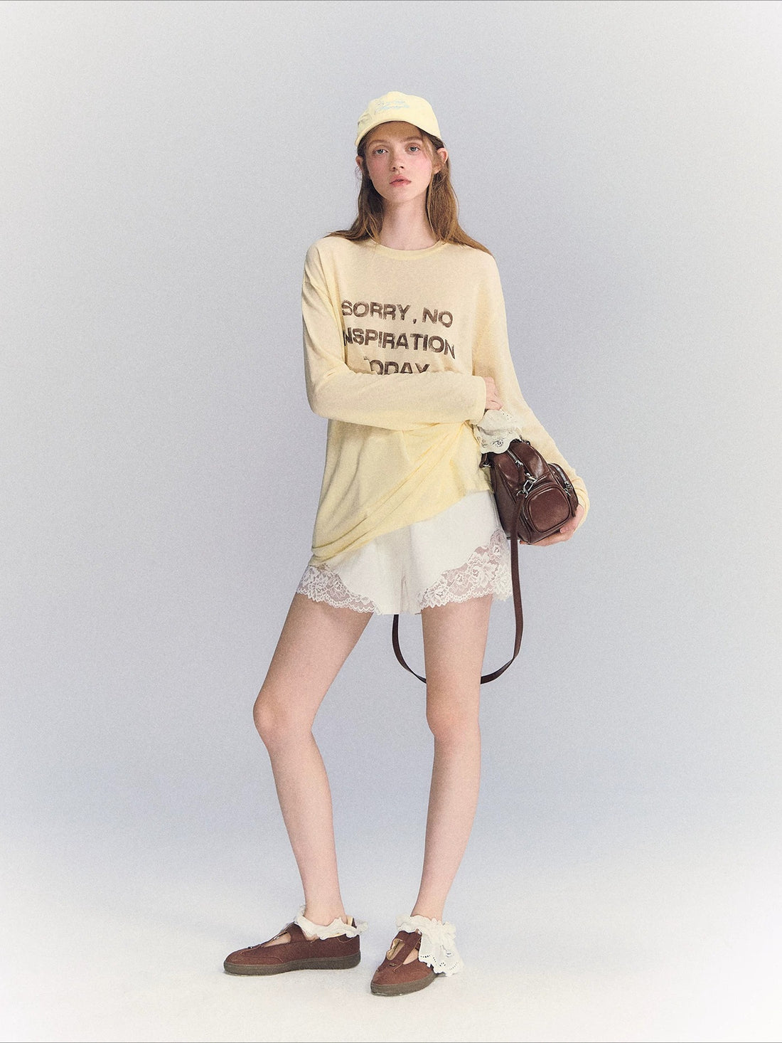 Lace Trim Cotton Shorts