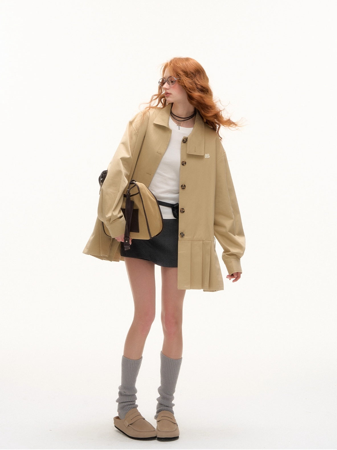 Bunny Hood Trench Coat