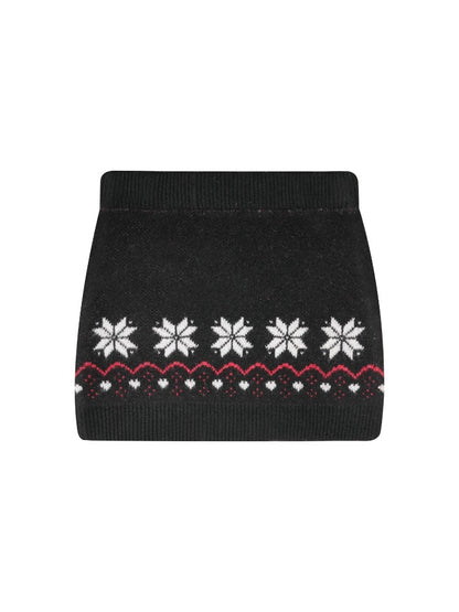 Fair Isle Pony Hooded Knit Set