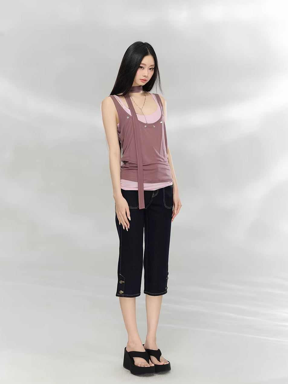 Ribbon Two‑Piece Tank Set