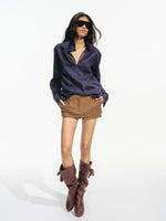 Linen V Neck Shirt