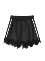 Lace Satin Casual Shorts