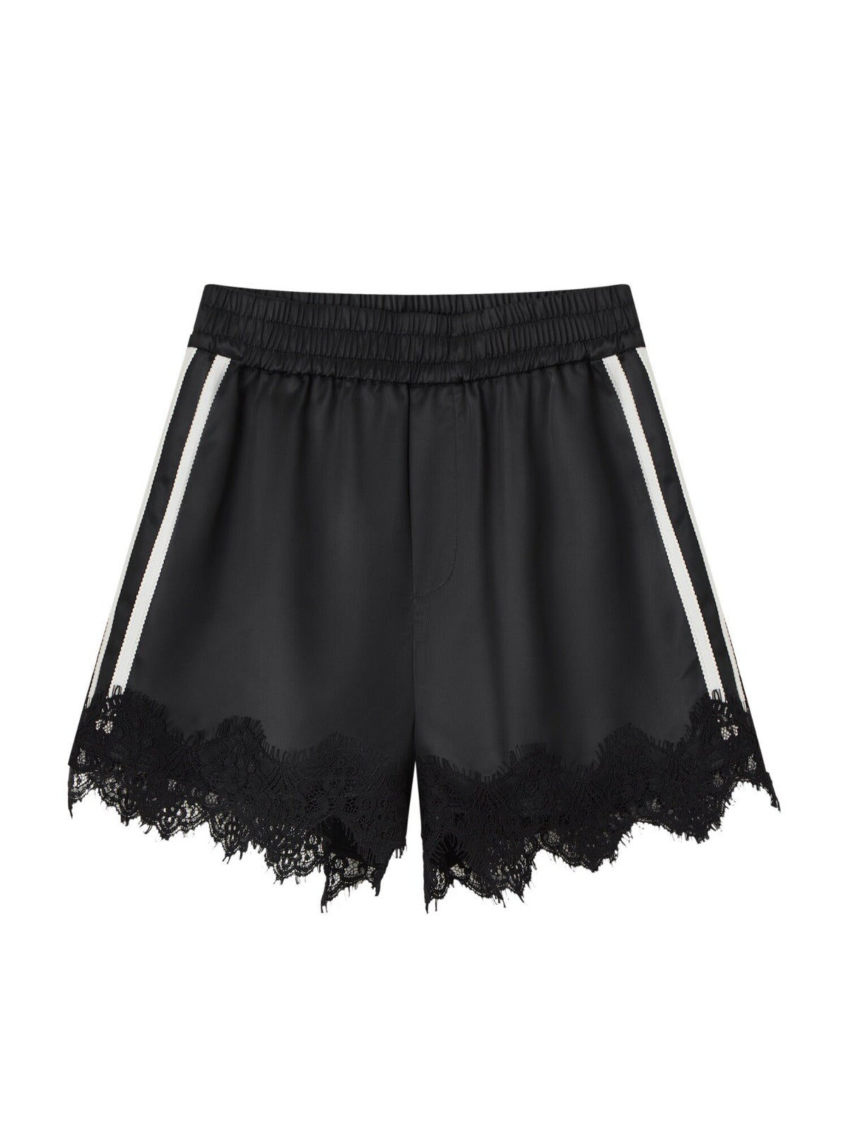 Lace Satin Casual Shorts