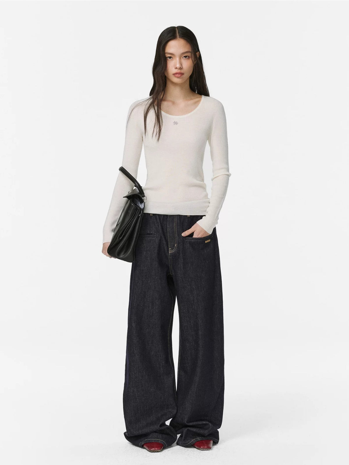 Cashmere U-Neck Sweater