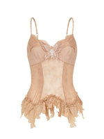 Sheer Lace V-Neck Cami Top