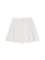 Ballet Eyelet Lace A-Line Mini Skirt