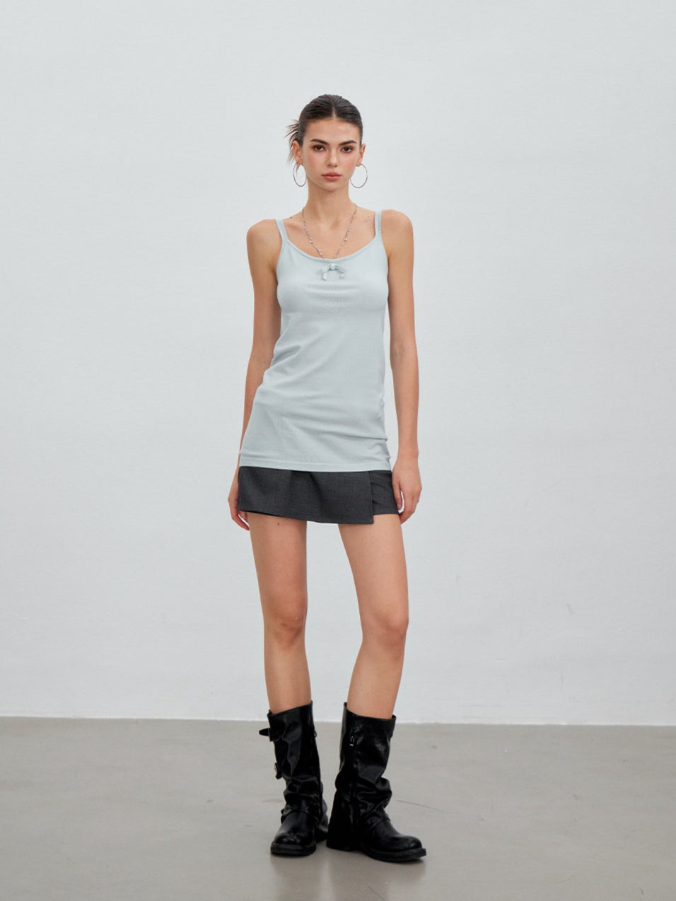 Bow Trim Knit Camisole