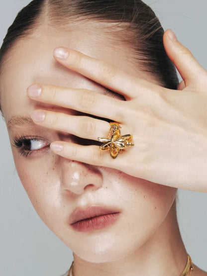 Seashell Star Open Ring