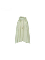 Sheer Rhinestone Chiffon Top