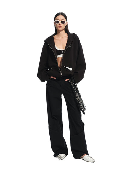 Black Wilderness Hoodie Jacket