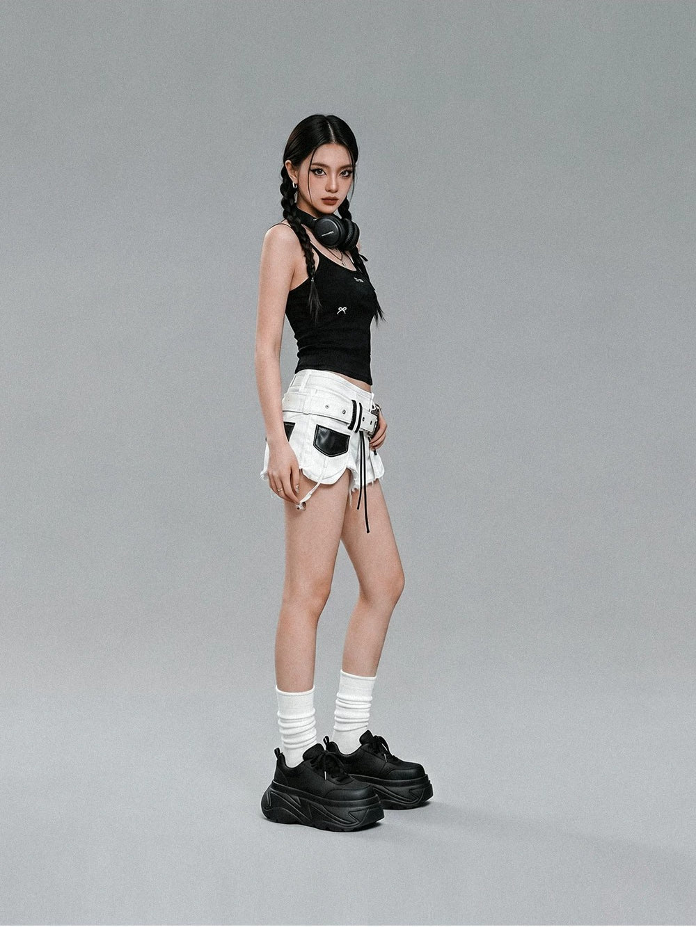 Platform Leather Sneakers