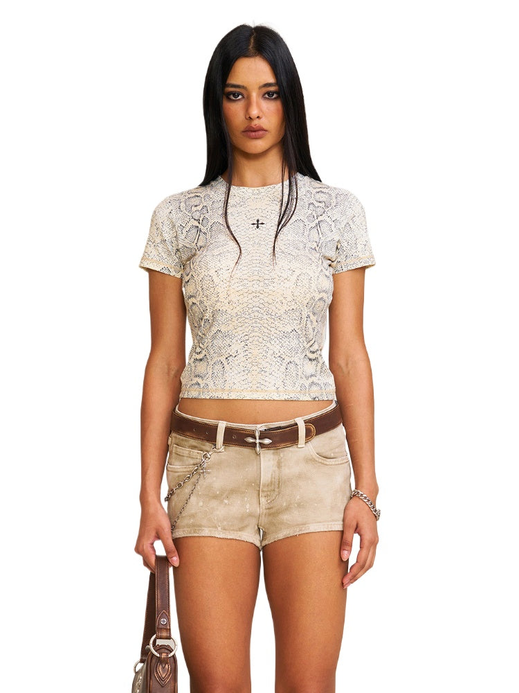 Compass Stamp Body Tee Mirage Cobra