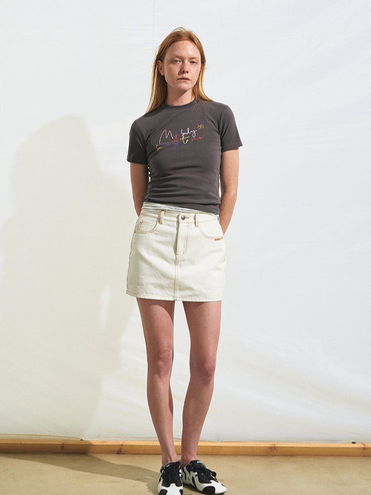 Slim Fit Fitted Short Sleeve T-Shirt