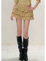 Utility Shirt Skirt Set