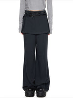 Layered Straight Pants
