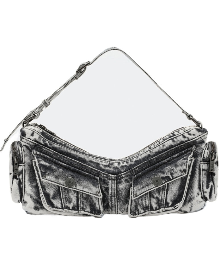 Compass Hips Denim Short Bag