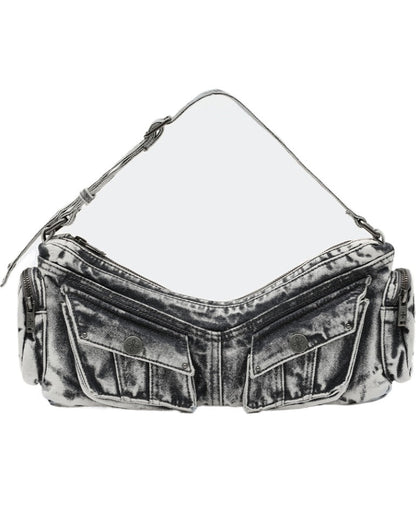 Compass Hips Denim Short Bag