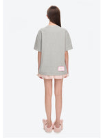 Sleepy Bear Contrast Cotton T-shirt