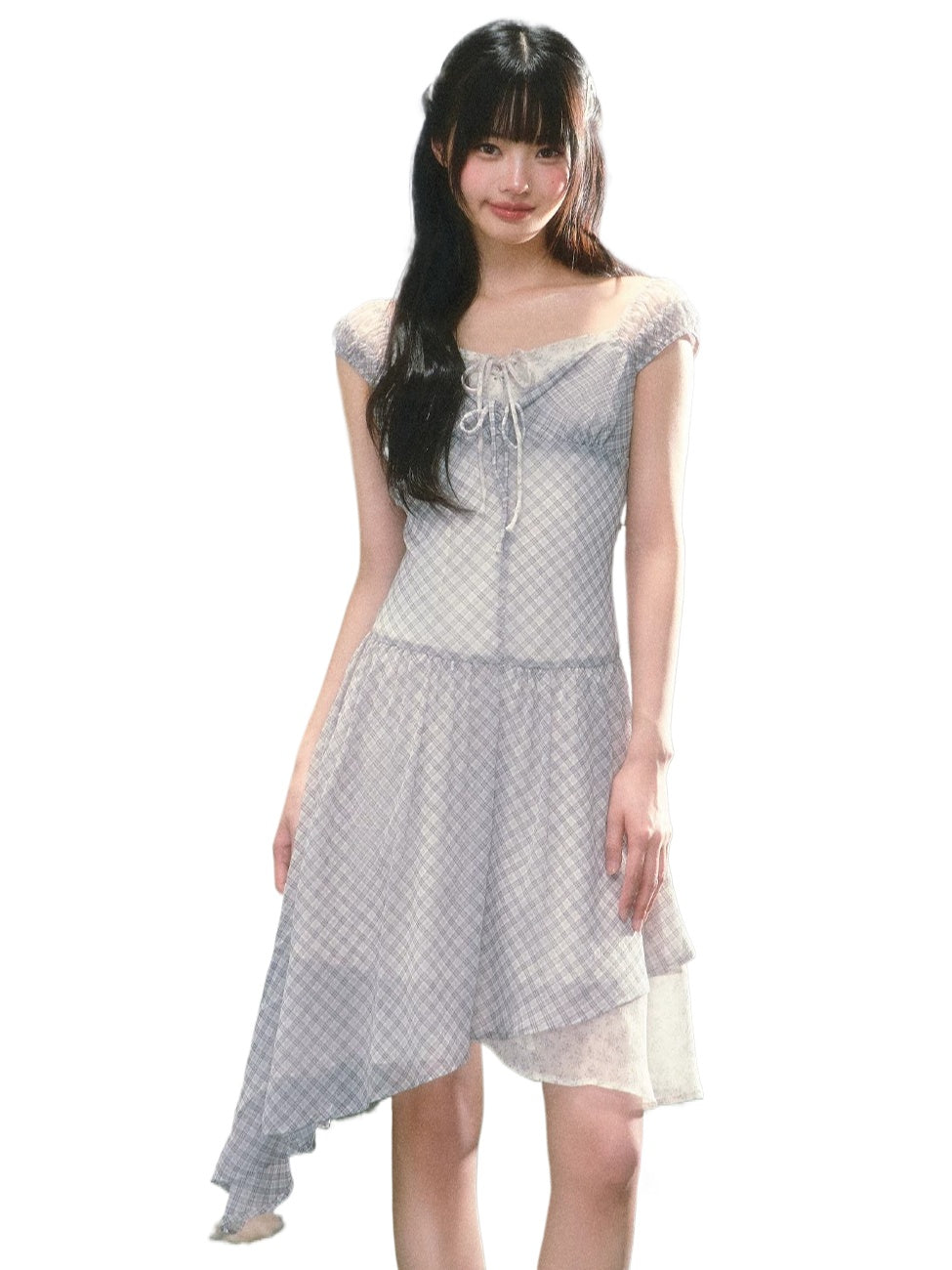 Plaid Patchwork Dress