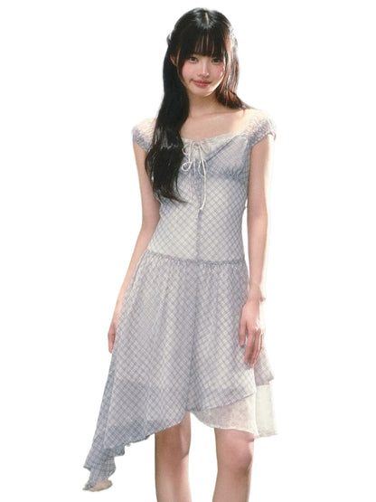 Plaid Patchwork Dress