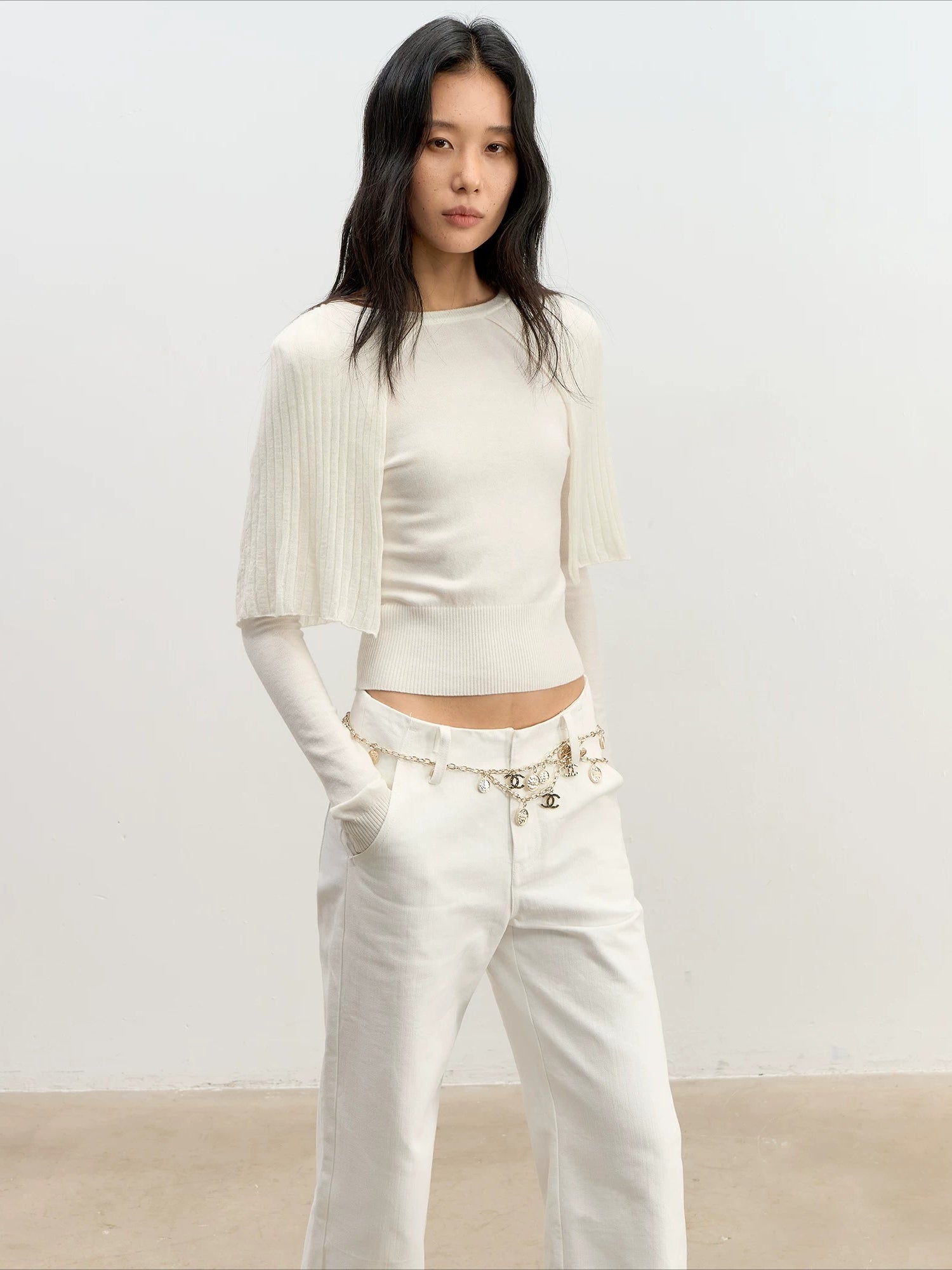 Double Knit Poncho Top