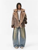 Napoleon Button Low Rise Barrel Jeans