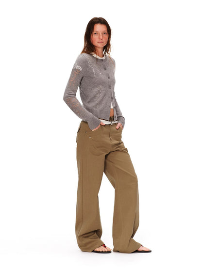 Puppy Charm Straight Pants