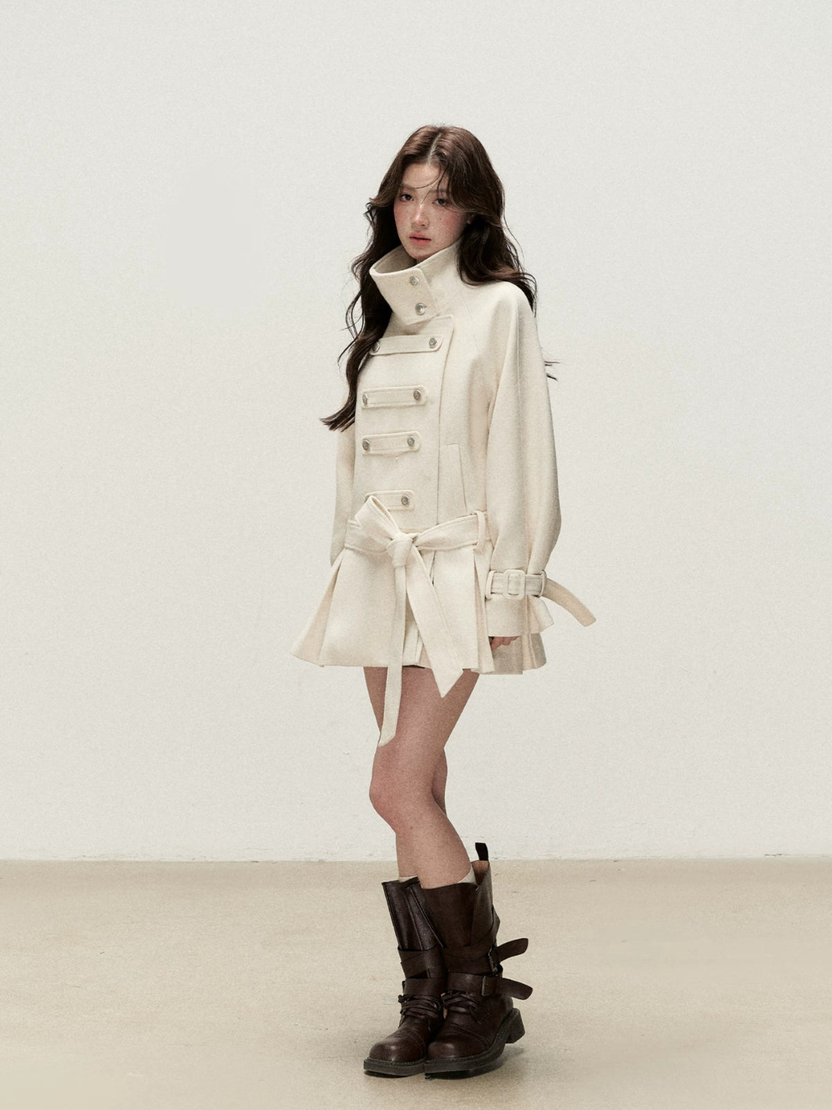 Napoleon Double-Breasted Wool Coat