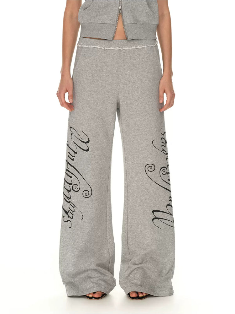 Sleeveless Hoodie &amp; Flared Pants Set