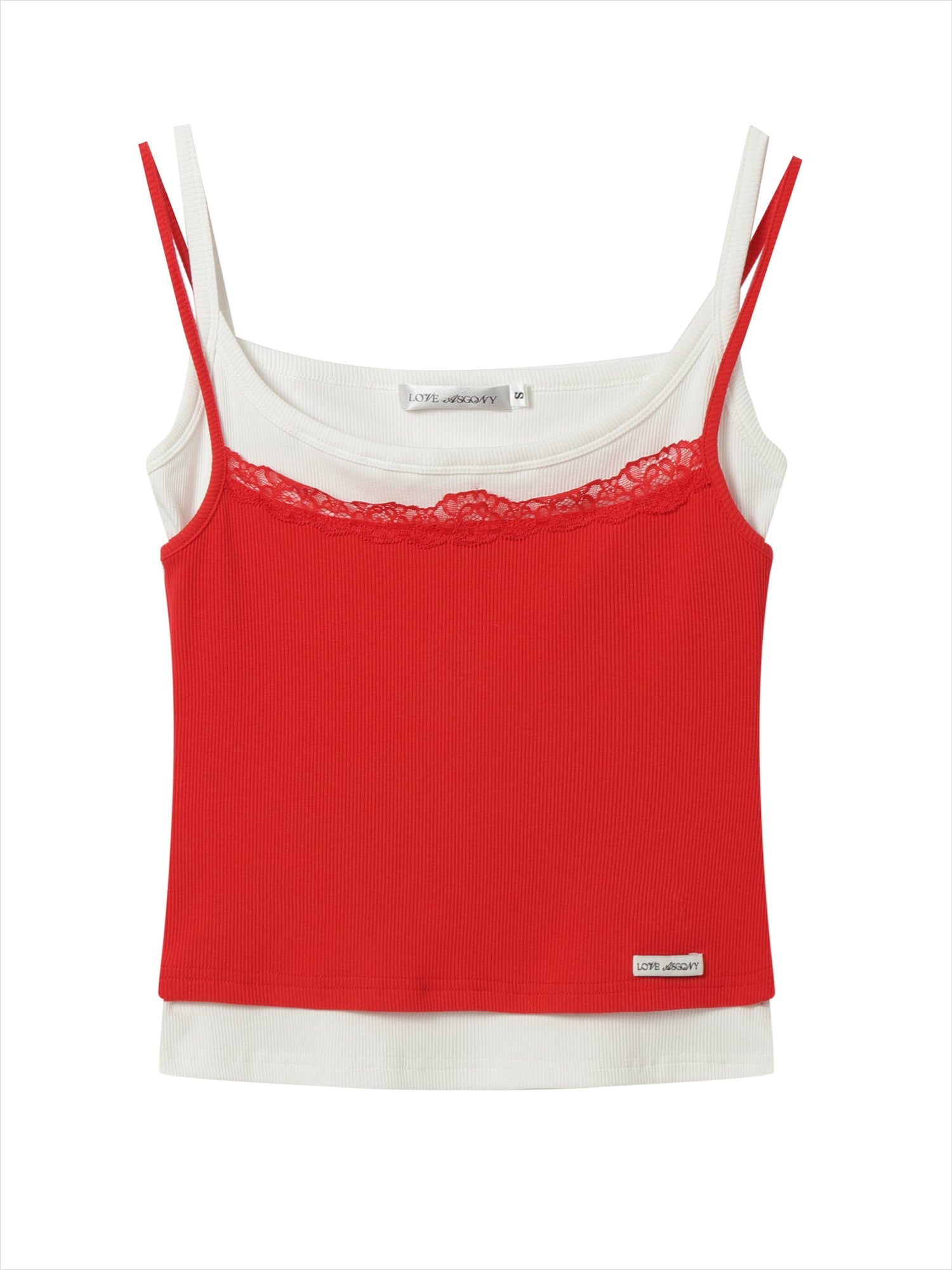 Lace-Trim Layered Camisole