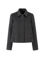 Korean Wool Blend Short Coat