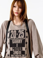 Vintage Letter T-shirt