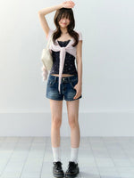 Ruched Cami & Cardigan Set