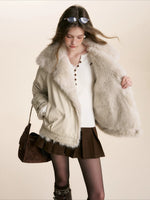 Fur Collar Parka Jacket