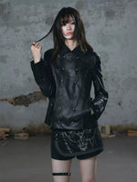 Butterfly Knight Graphic Lace Skort