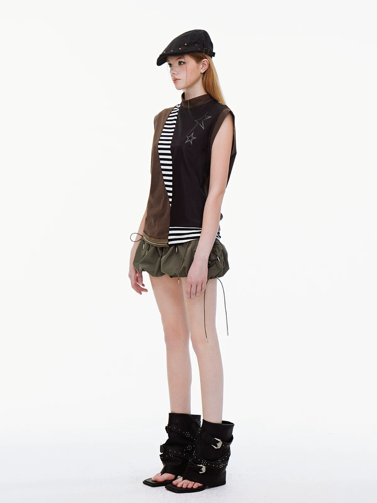 Miu Style Drawstring Bloomers Shorts
