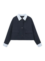 Patchwork Striped Trench