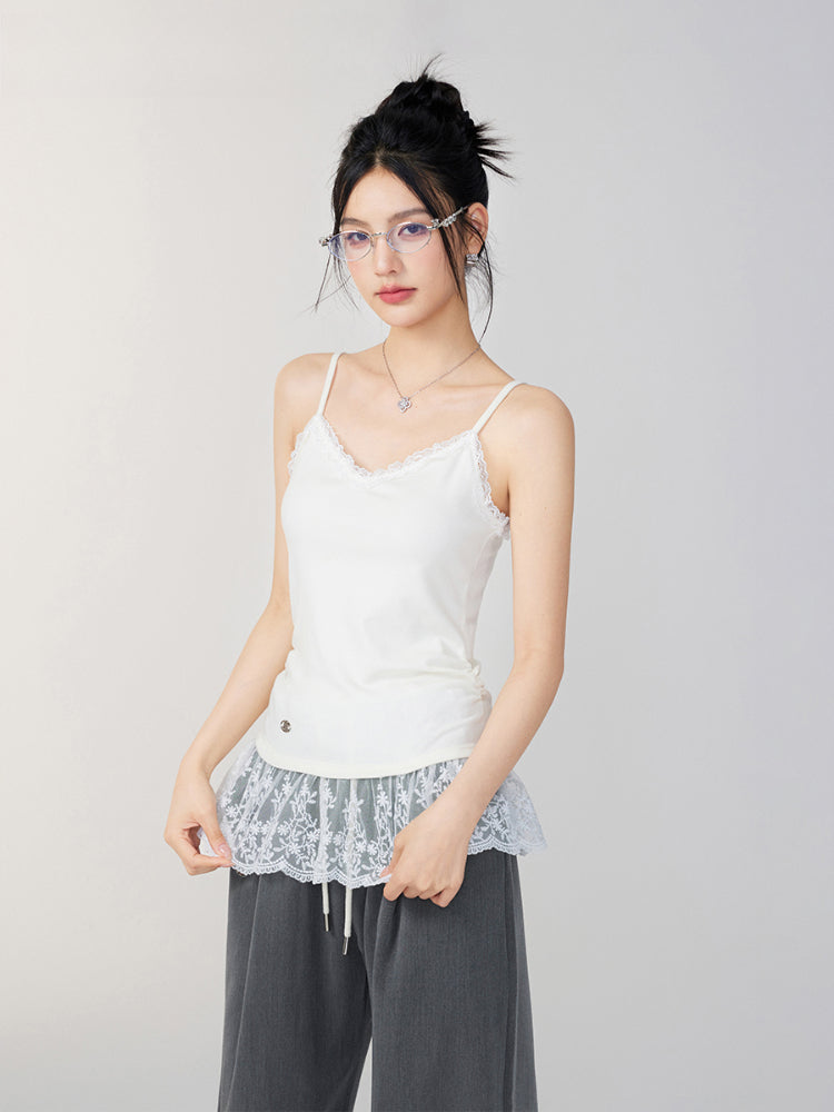 Lace-Trimmed Pure Desire Camisole