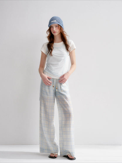 Layered Drawstring Tee