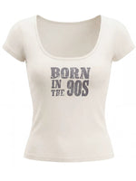 Korean Mint Graphic Slim T Shirt