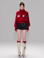 Polka Dot Belt Shorts