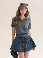 Wool Polo Knit Set